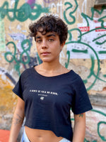 Cropped Fala no Olhar