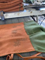 Cropped Laço Dupla Face Terracota com Verde