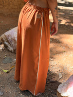 Calça Tijolinho listra creme
