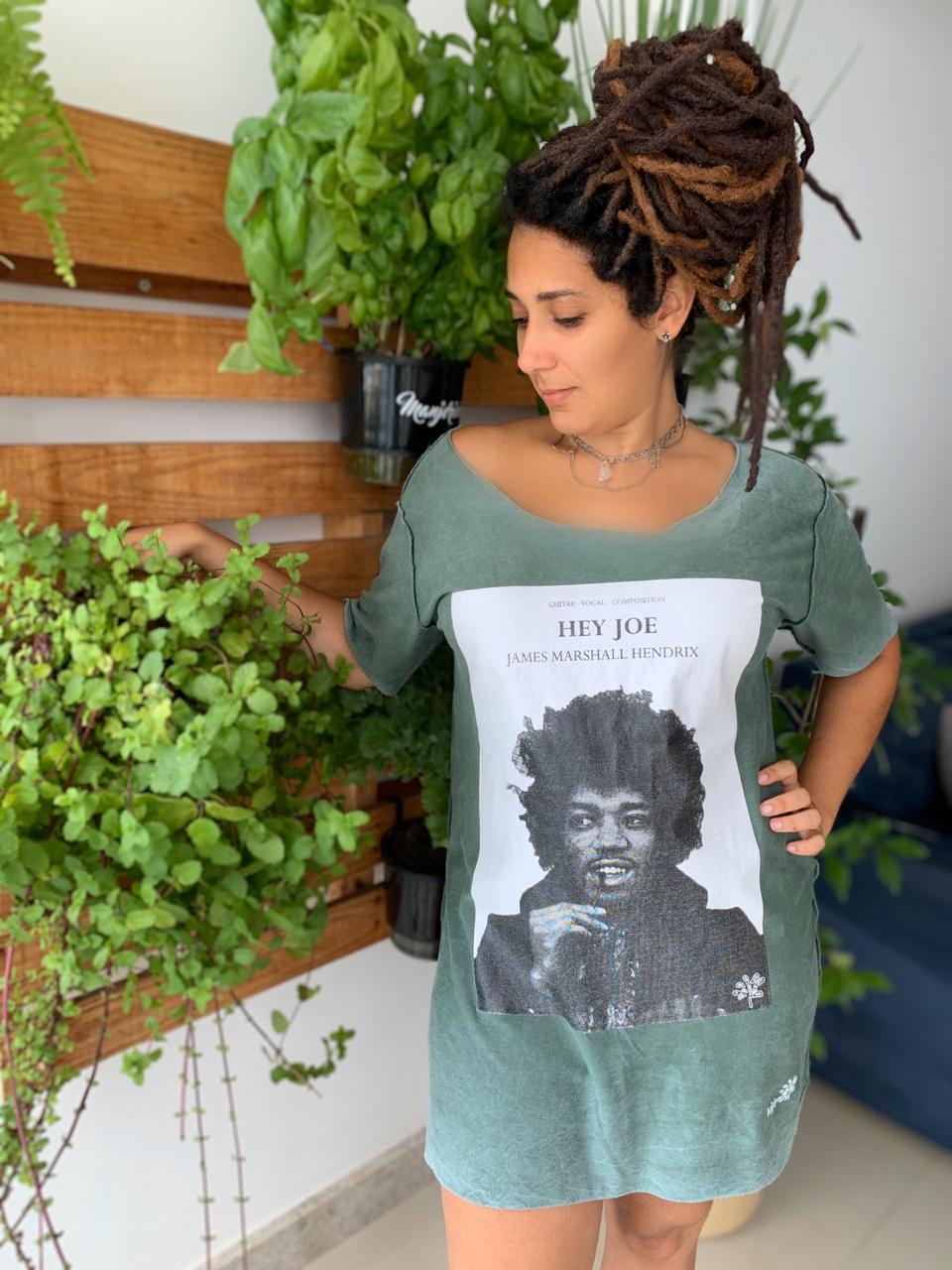 x Dress T-shirt / Blusão Jimi Hendrix - Hippeei