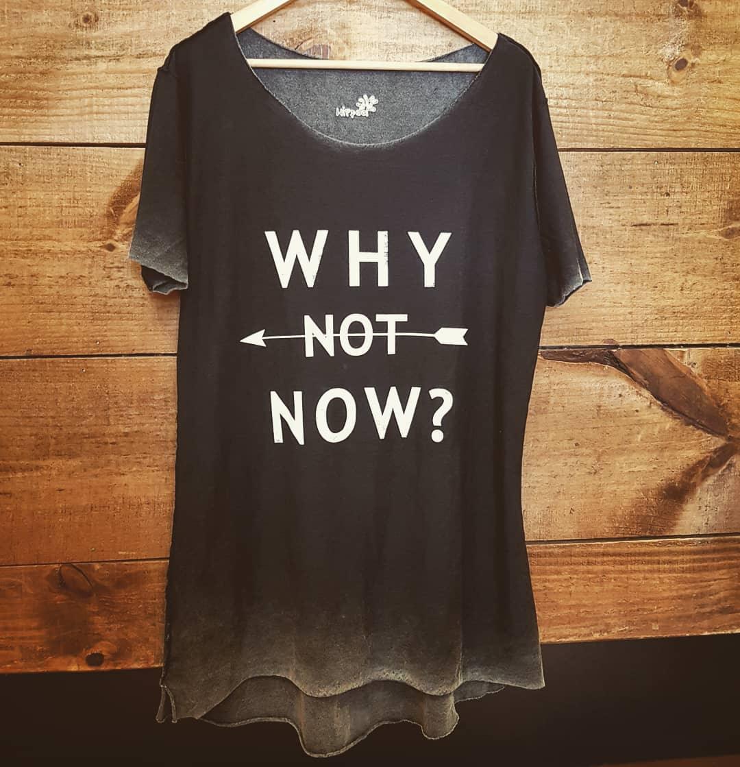 x Dress T-shirt / Blusão Why not now - Hippeei