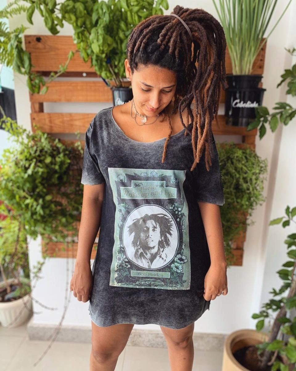 x Dress T-shirt / Blusão Bob Marley - Hippeei